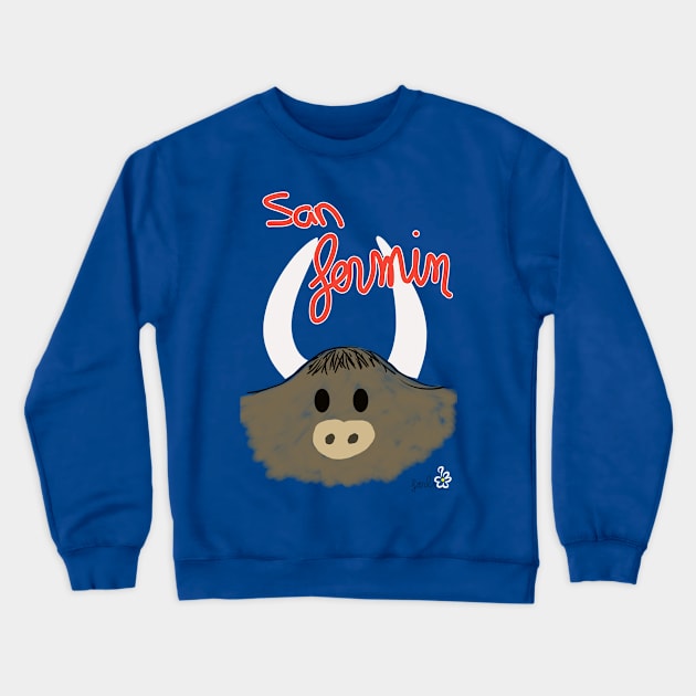 san fermin Crewneck Sweatshirt by Forli